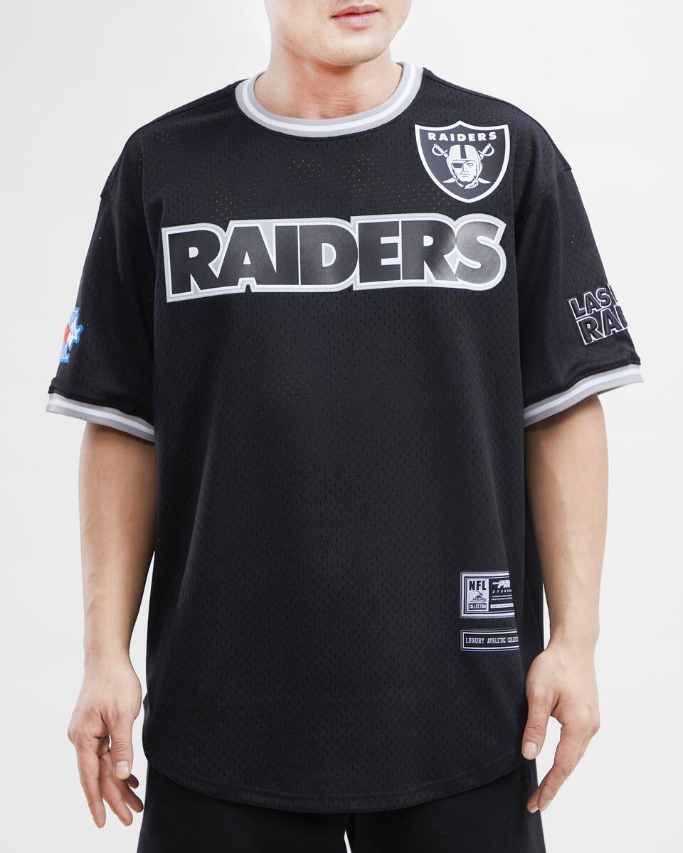 PRO STANDARD RAIDERS ラスベガス・レイダース シャツ Pro Standard Las Vegas Raiders Black Mesh Pro Team Jersey – CROWN