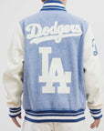 Pro Standard Los Angeles Dodgers Varsity Blue Denim Jacket