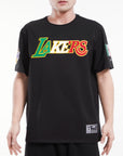 Pro Standard Los Angeles Lakers X Mexico Wordmark Black Pro Team SS