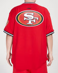 Pro Standard San Francisco 49ers Red Logo Mesh Jersey