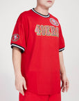 Pro Standard San Francisco 49ers Red Logo Mesh Jersey