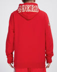 Pro Standard San Francisco 49ers Classic Chenille Red Zipper Hoody