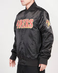 Pro Standard San Francisco 49ers Big Logo Satin Jacket