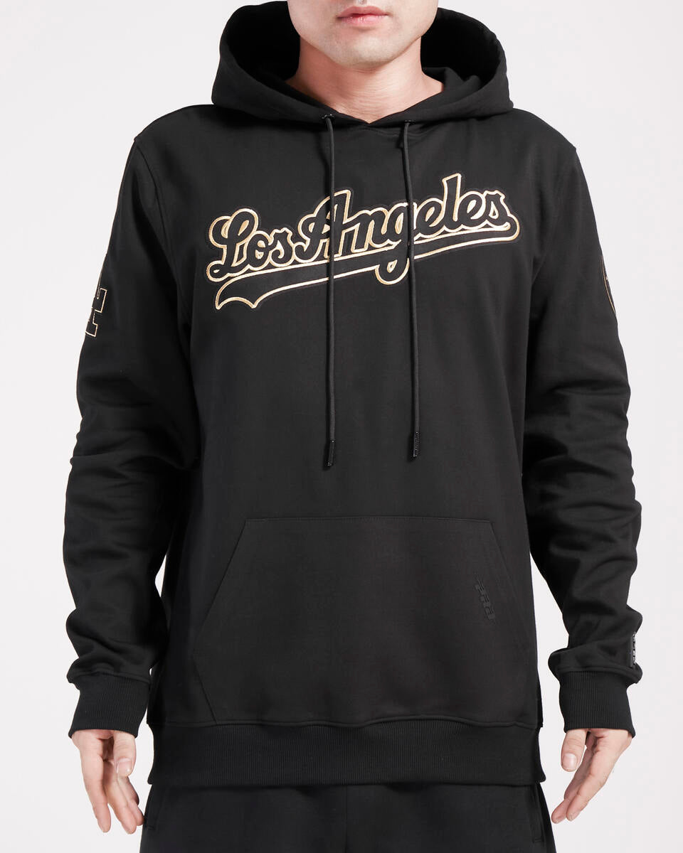 Pro Standard Los Angeles Dodgers Black Gold Pullover Hoody