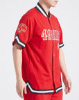 Pro Standard San Francisco 49ers Classic Warm Up Short Sleeve Jacket