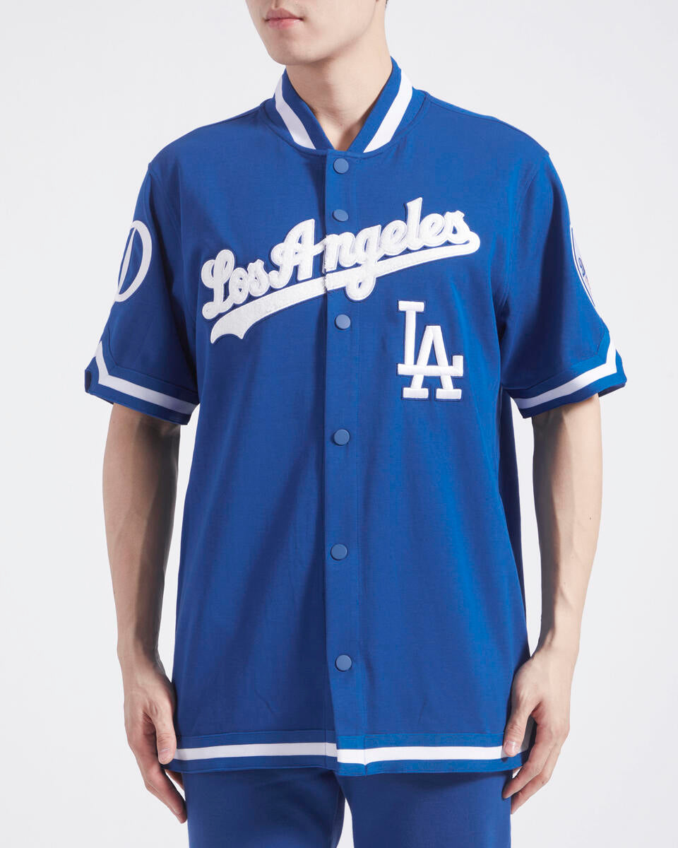 Pro Standard Los Angeles Dodgers Classic Warm Up Short Sleeve Jacket