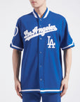 Pro Standard Los Angeles Dodgers Classic Warm Up Short Sleeve Jacket
