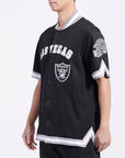 Pro Standard Las Vegas Raiders Classic Warm Up Short Sleeve Jacket