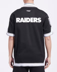 Pro Standard Las Vegas Raiders Classic Warm Up Short Sleeve Jacket