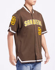 Pro Standard San Diego Padres Classic Warm Up Short Sleeve Jacket