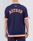 Pro Standard Houston Astros Classic Warm Up Short Sleeve Jacket