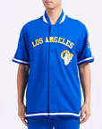 Pro Standard Los Angeles Rams Classic Warm Up Short Sleeve Jacket
