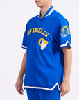Pro Standard Los Angeles Rams Classic Warm Up Short Sleeve Jacket