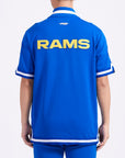 Pro Standard Los Angeles Rams Classic Warm Up Short Sleeve Jacket