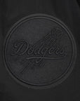 Pro Standard Los Angeles Dodgers Black Tonal Twill Jacket