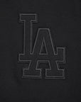 Pro Standard Los Angeles Dodgers Black Tonal Pullover Hoody