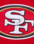 Pro Standard San Francisco 49ers Script Tail Red Pullover Hoody