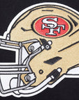 Pro Standard San Francisco 49ers Script Tail Black Pullover Hoody