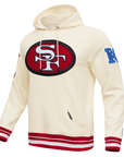 Pro Standard San Francisco 49ers Retro Classic Off White Pullover Hoody