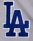 Pro Standard Los Angeles Dodgers Gray Logo Zipper Hoody