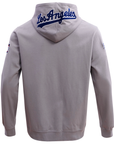 Pro Standard Los Angeles Dodgers Gray Logo Zipper Hoody