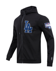 Pro Standard Los Angeles Dodgers Black Logo Zipper Hoody