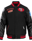 Pro Standard San Francisco 49ers Retro Classic Rib Wool Varsity Jacket