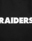 Pro Standard Las Vegas Raiders Wingspan Drop Shoulder Black White Crewneck