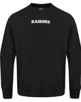 Pro Standard Las Vegas Raiders Wingspan Drop Shoulder Black White Crewneck