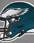 Pro Standard Philadelphia Eagles Gray Logo Zipper Hoody