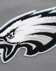 Pro Standard Philadelphia Eagles Gray Logo Zipper Hoody