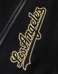 Pro Standard Los Angeles Dodgers Black Gold Wool Varsity Jacket