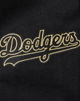 Pro Standard Los Angeles Dodgers Black Gold Wool Varsity Jacket