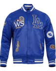 Pro Standard Los Angeles Dodgers 8 Time 2024 World Series Champions Satin Jacket