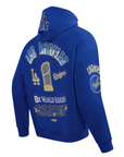 Pro Standard Los Angeles Dodgers 8 Time 2024 World Series Champions Royal Pullover Hoody