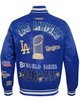 Pro Standard Los Angeles Dodgers 8 Time 2024 World Series Champions Satin Jacket