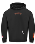 Pro Standard San Francisco Giants Wingspan Drop Shoulder Black Hoody