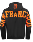 Pro Standard San Francisco Giants Wingspan Drop Shoulder Black Hoody