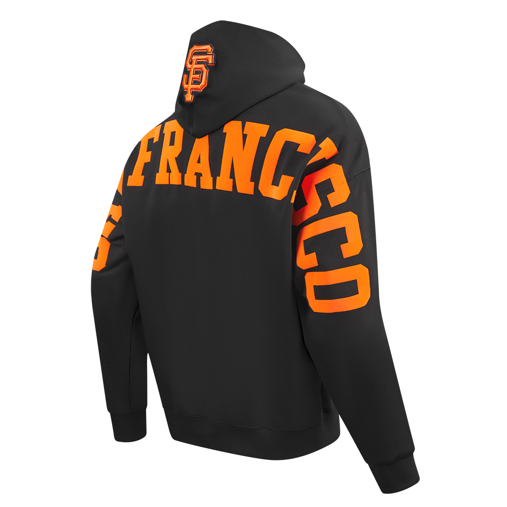 Pro Standard San Francisco Giants Wingspan Drop Shoulder Black Hoody