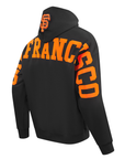 Pro Standard San Francisco Giants Wingspan Drop Shoulder Black Hoody