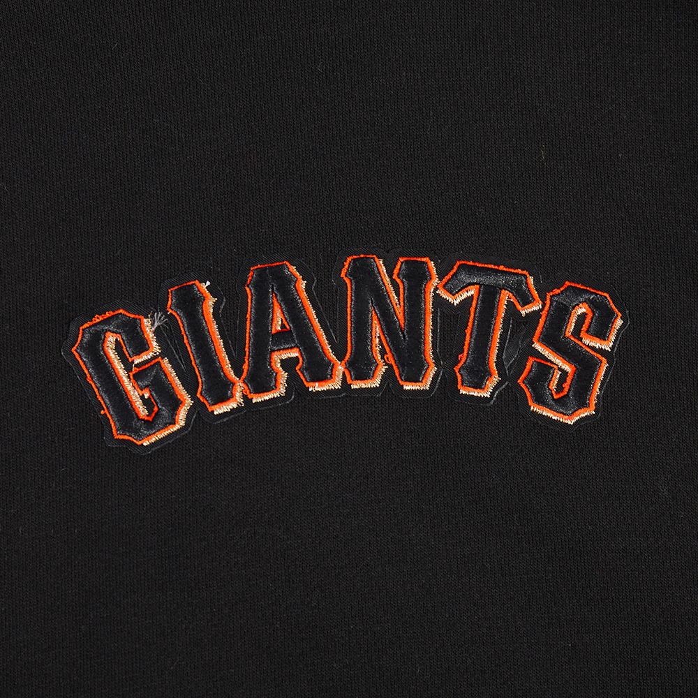Pro Standard San Francisco Giants Wingspan Drop Shoulder Black Hoody