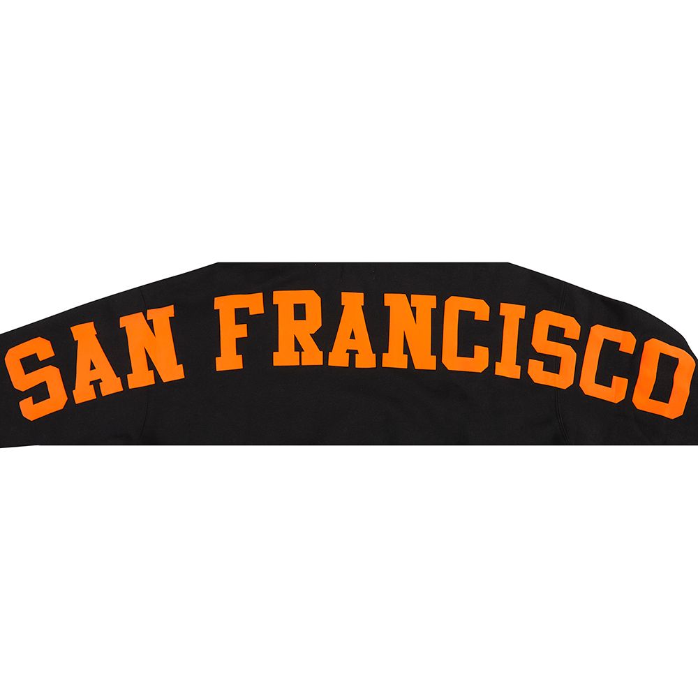 Pro Standard San Francisco Giants Wingspan Drop Shoulder Black Hoody