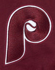 Pro Standard Philadelphia Phillies Wingspan Drop Shoulder Maroon Hoody