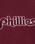 Pro Standard Philadelphia Phillies Wingspan Drop Shoulder Maroon Hoody