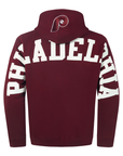 Pro Standard Philadelphia Phillies Wingspan Drop Shoulder Maroon Hoody