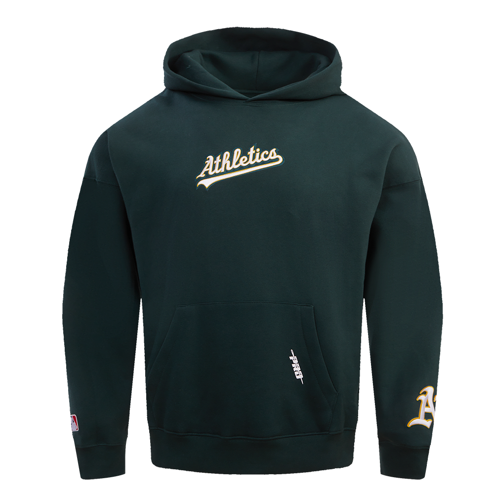 Pro Standard Oakland Athletics Wingspan Drop Shoulder Green Hoody