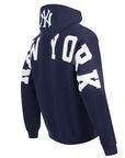 Pro Standard New York Yankees Wingspan Drop Shoulder Navy Hoody