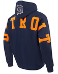 Pro Standard Detroit Tigers Wingspan Drop Shoulder Navy Hoody