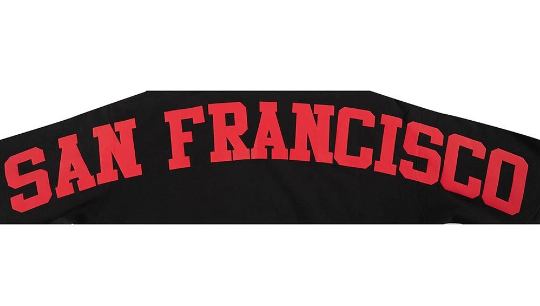 Pro Standard San Francisco 49ers Wingspan Drop Shoulder Black Hoody
