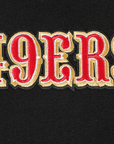 Pro Standard San Francisco 49ers Wingspan Drop Shoulder Black Hoody